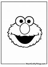 Elmo Coloring Pages For Kids sketch template