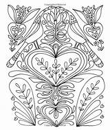Polish Folk Art Coloring Pages sketch template