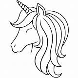 Unicorn Head Coloring Pages  Printable Kids Drawing Hub sketch template