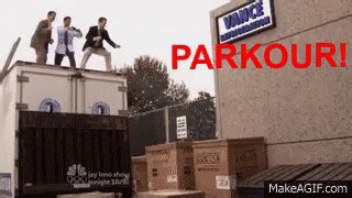 Parkour Office GIF - Parkour Office Andybernard - Discover & Share GIFs