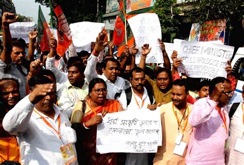 BJP protest against West Bengal Govt.