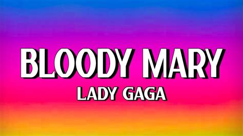 Lady Gaga - Bloody Mary (Lyrics) (Sped Up / TikTok Remix) - YouTube