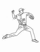 Baseball Coloring Pages Free Printable PDF sketch template