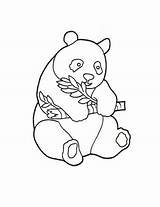 Cute Panda Bear Coloring Pages For Kids >> Disney sketch template