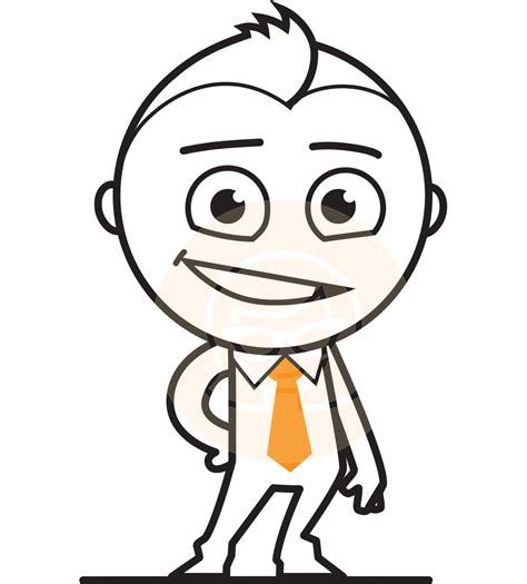 Vector Business Guy Cartoon Character - Innovator Joe | GraphicMama ...