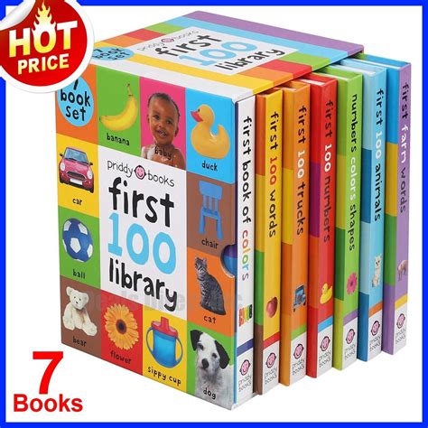 My First 100 Words Books for Toddlers Babies +Animals Numbers Colors Shapes 7Pk | eBay