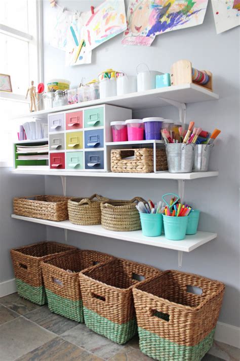 13 GENIUS WAYS TO ORGANIZE KIDS ART SUPPLIES - Nursery Design Studio