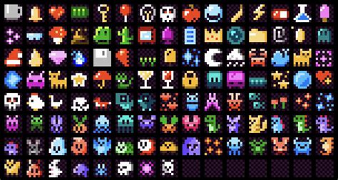 [OC] Cute 8x8 pixel art with max 3 colours per sprite with the NES palette. Eyes/mouths are ...