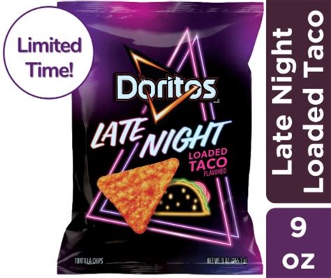 Doritos® Late Night Loaded Taco Flavored Tortilla Chips, 9 oz - Harris ...