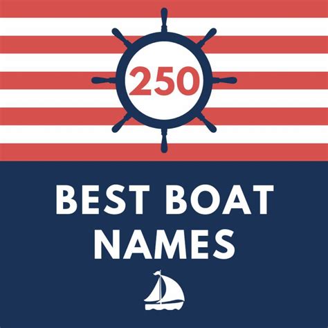 Did you ever think naming a boat could be so difficult? Now it doesn’t have to be! Take a look ...