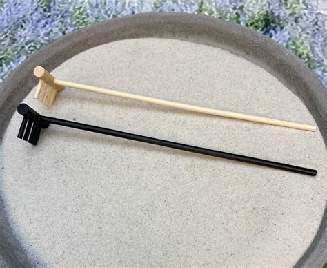 Miniature Zen Sand Garden Rake for Sand Garden Black or Wood | Etsy