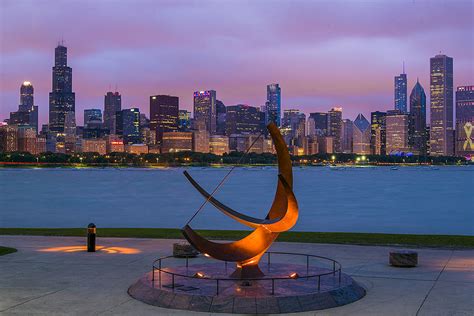 Chicago Skyline from the Adler Planetarium, Illinois, USA.… | Flickr