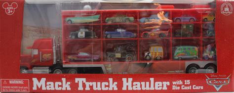 Disney Big Rig Toy Car Hauler CARS MACK Die Cast Car Hauler BLACK BOX | ubicaciondepersonas.cdmx ...