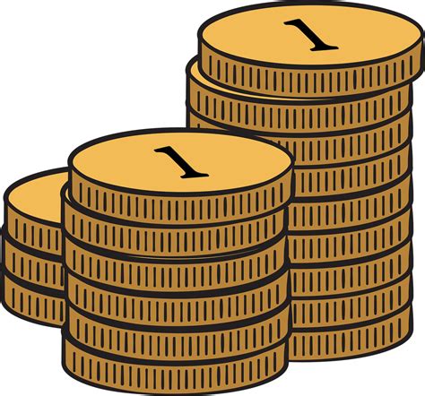 Download Coin Stack, Coins, Expensive. Royalty-Free Vector Graphic ...