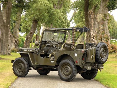 Willy Jeeps Ww2 Rear View