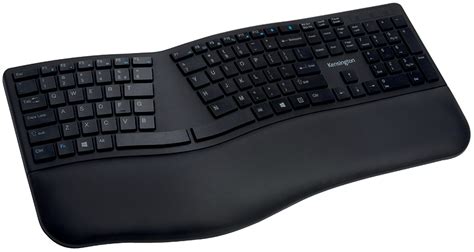 Tastatura Wireless cu suport ergonomic, culoare negru, ProFit Ergo Kensington - BNB