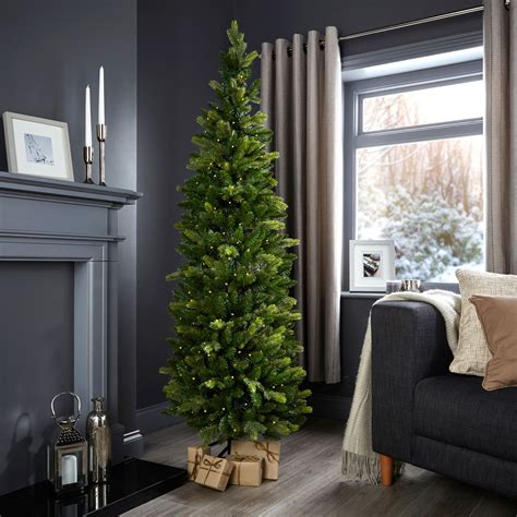 6ft Pop Up Slim Pre-Lit Christmas Tree | Departments | DIY at B&Q