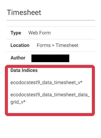 Index Patterns – EcoDocs Help Center