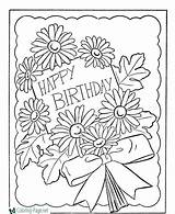 Birthday Coloring Pages sketch template