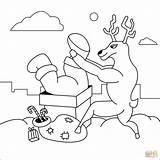 Santa Stuck In The Chimney coloring Page  Free Printable Coloring Pages sketch template