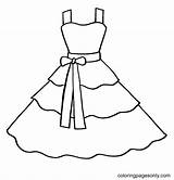 Draw Dress For Kid Coloring Page  Free Printable Pages sketch template
