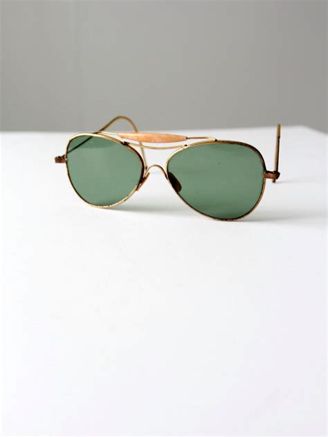 Vintage Aviator Sunglasses - Etsy