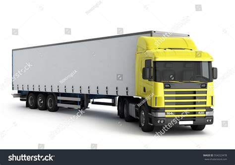 11 Semit Truck & Trailer Images, Stock Photos & Vectors | Shutterstock