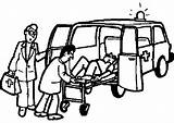 Ambulance Coloring Pages Ambulances Colouring Color Printable  sketch template
