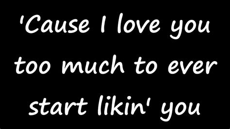 Wayne Wade - I love you too much (Lyrics) - YouTube