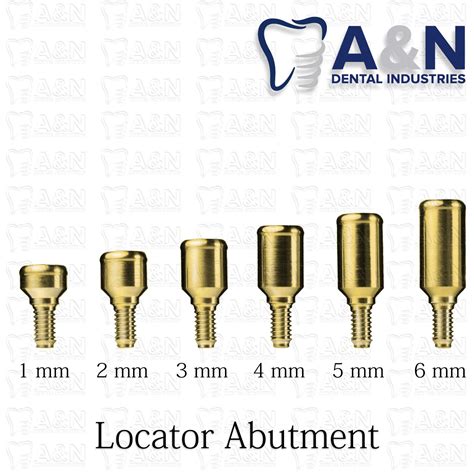 5 Locator Set Titanium Abutment Dental Implant Dentist Internal Hex Lab | eBay