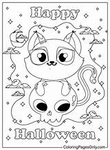 20  Kawaii Halloween Coloring Pages Free Printable PDF & Online sketch template