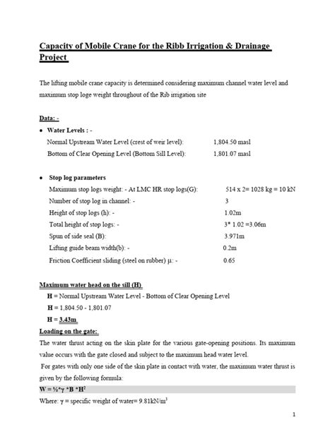 The Lifting Mobile Crane Capacity | PDF | Lift (Force) | Mechanical ...