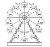 Printable Ferris Wheel Coloring Pages Free For Kids And Adults sketch template