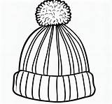 Coloriage Bonnet DHiver Pour Enfants  Télécharger Et Imprimer Gratuit sketch template