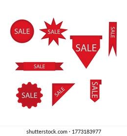 Set Sale Labels Template Blank Labels Stock Vector (Royalty Free) 1773183977 | Shutterstock