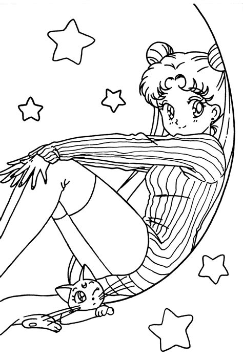Sailor Moon Coloring Pages, Coloring Pages For Girls, Cool Coloring Pages, Disney Coloring Pages ...
