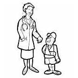 At The Doctor Coloring Pages sketch template