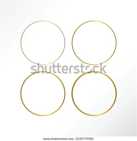 Set Fancy Gold Frame Stock Vector (Royalty Free) 2234774985 | Shutterstock