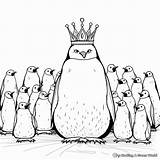 Penguin Coloring Pages For Adults  Free & Printable sketch template