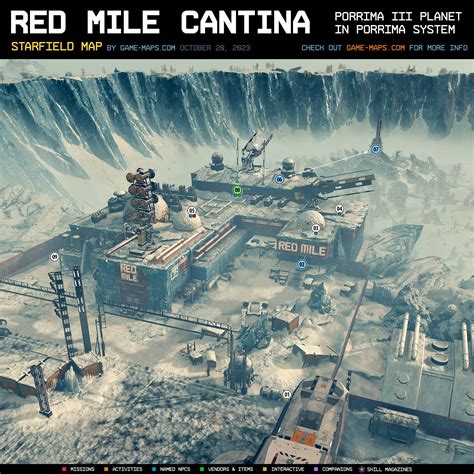 Red Mile Cantina Map Starfield