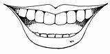 Mouth Clipart Black And White sketch template