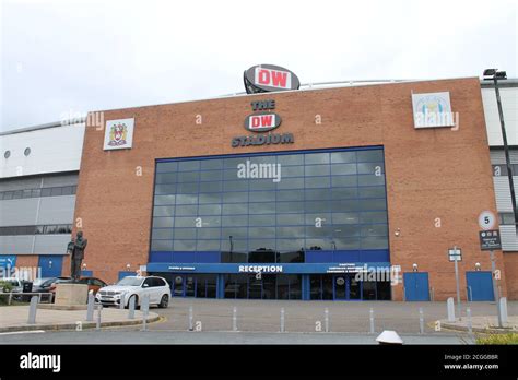 Wigan sports stadium sign hi-res stock photography and images - Alamy