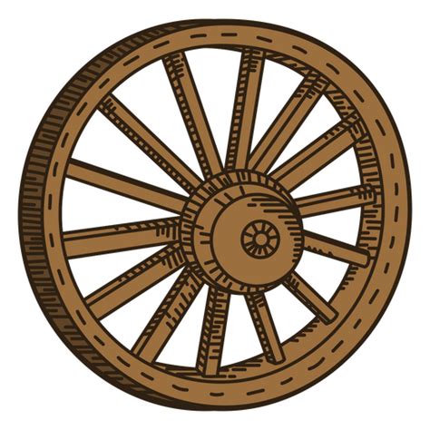Cart wheel PNG Designs for T Shirt & Merch