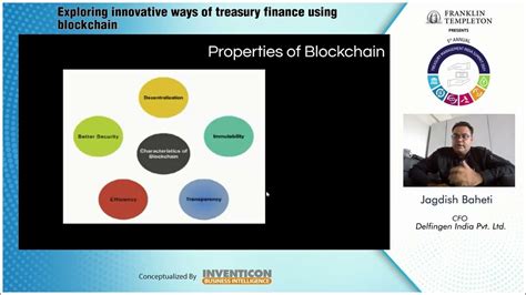 Blockchain in Treasury Finance by Jagdish Baheti - YouTube