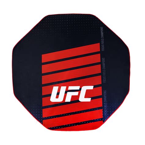 Tapis de sol noir et rouge - UFC - KONIX