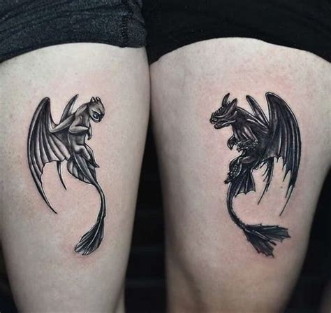 Light and Night Fury Couples tattoos | Couple tattoos, Matching tattoos ...