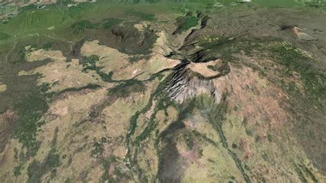 Volcano Hallasan South Korea - 3D Model by clickshop3d