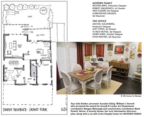 Modern Family Dunphy floorplan | House, Modern, Layout