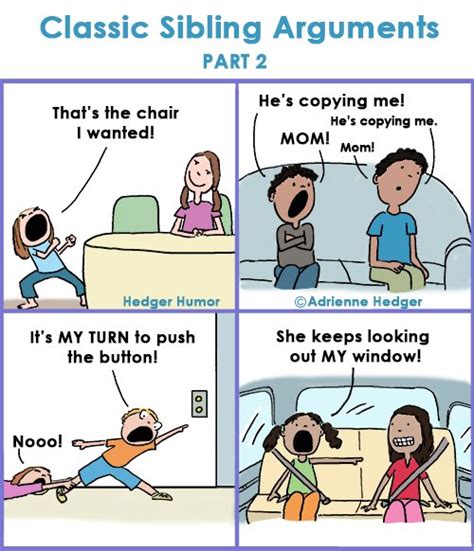 Classic sibling fights, part 2 - Hedger Humor