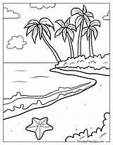 26 Beach Coloring Pages Free PDF Printables sketch template